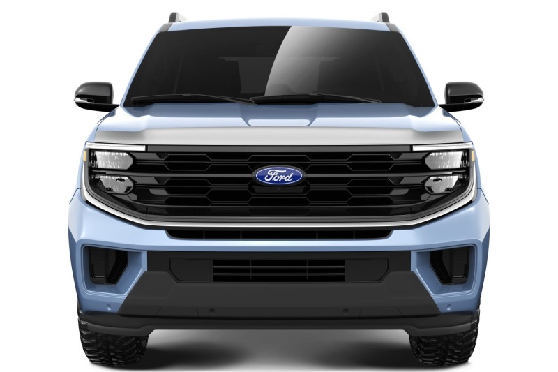 Ford Expedition Hood Deflector - Husky Liners - Aeroskin - Chrome - 2025+